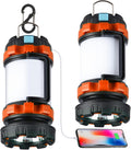 2 Pack Camping Lantern Rechargeable LED 1000LM - Emergency Power