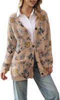 YESNO Cardigan Sweaters for Women Open Front V Neck Knit Tops