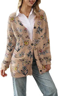Yesno Cardigan Sweaters for Women Open Front V Neck - Oversized Cozy