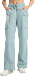 Women's Cargo Hiking Pants Lightweight Quick Dry Straight (Style RRV9)
