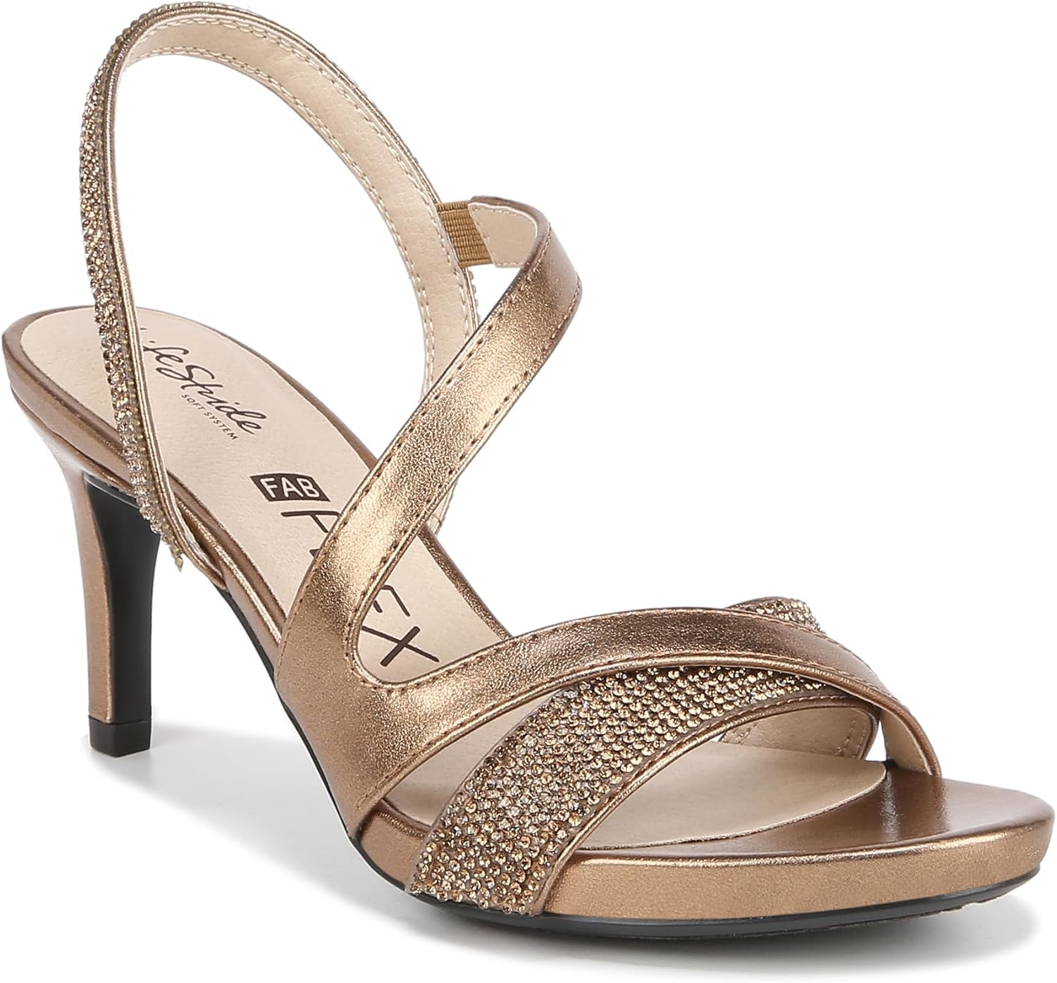 LifeStride Women's Mia Glitz Strappy Heeled Dress Sandals Review