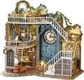 Lannso DIY Dollhouse Miniature Kit LV03 - Dust Cover & LED Included