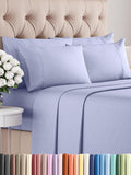 Queen 6 Piece Sheet Set - Cooling, Deep Pocket Lavender