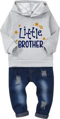 NZRVAWS Baby Boy Clothes Set for Fall Winter - Hoodie & Jeans