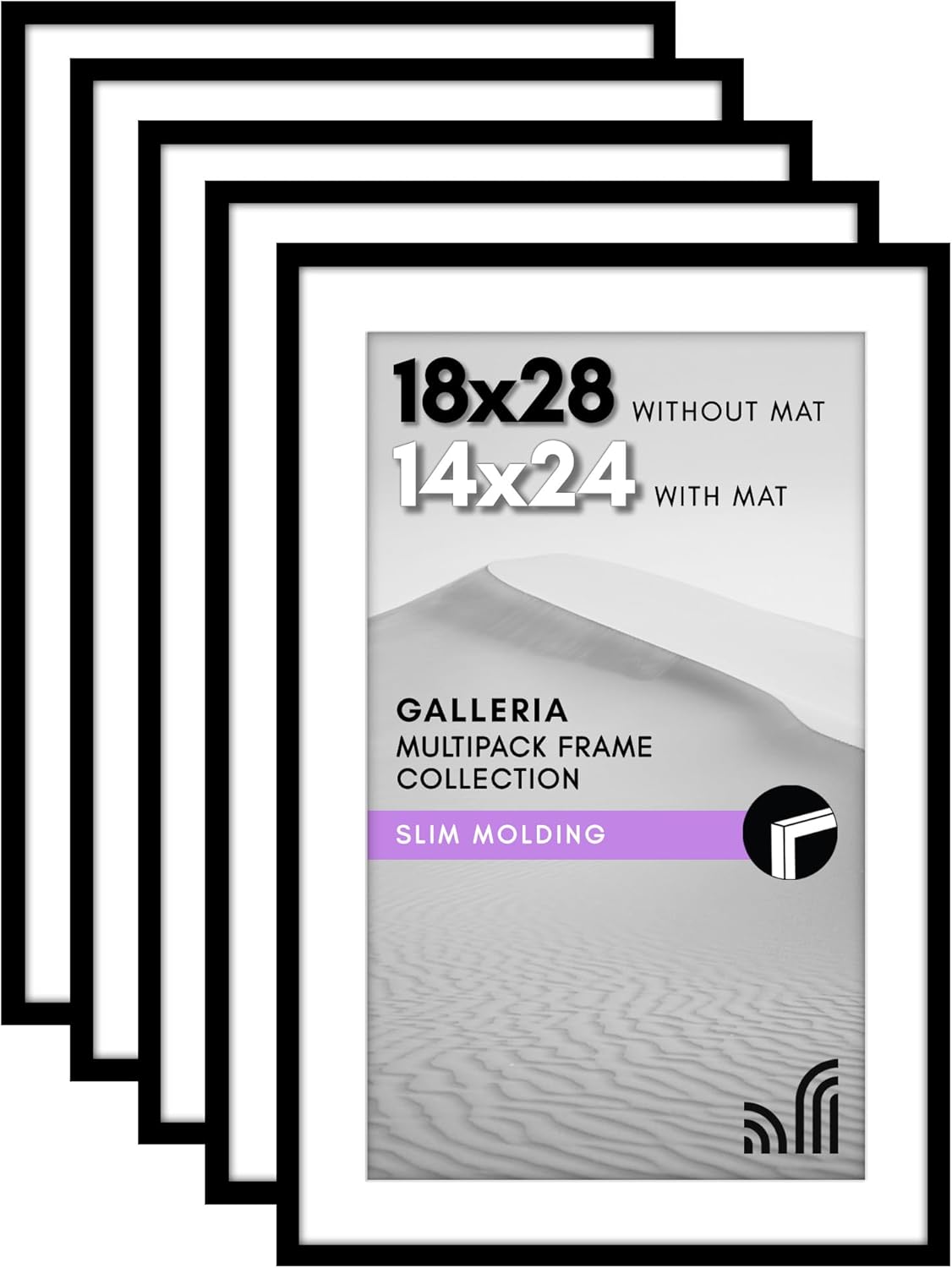 18x28 Picture Frame Set of 5 for Stylish Wall Display
