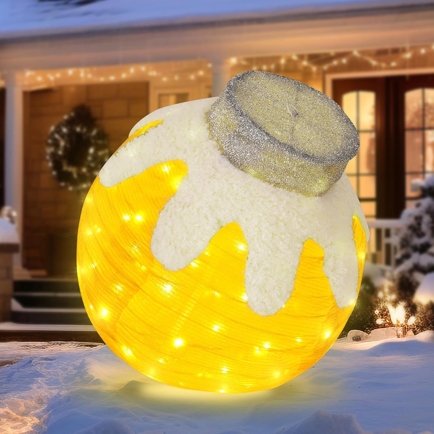 Lighted Outdoor Christmas Ornaments for Festive Holiday Decor