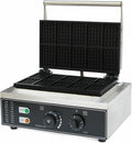 Commercial Stainless Steel Waffle Maker - 10 Grids, Nonstick, 1500W