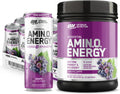 Optimum Nutrition Amino Energy Powder and Sparkling Drink Bundle