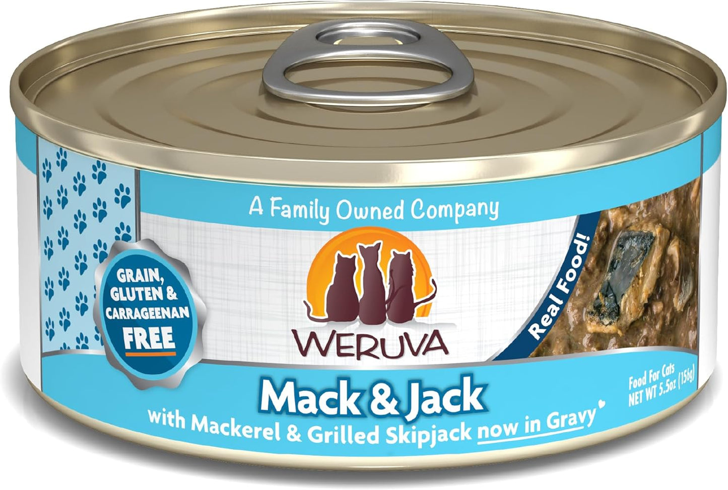 Weruva Classic Cat Food Mack & Jack with Mackerel & Skipjack