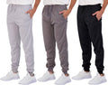 Boys Joggers 3 Pack - Comfortable Athletic Sweatpants for Kids Jewelry