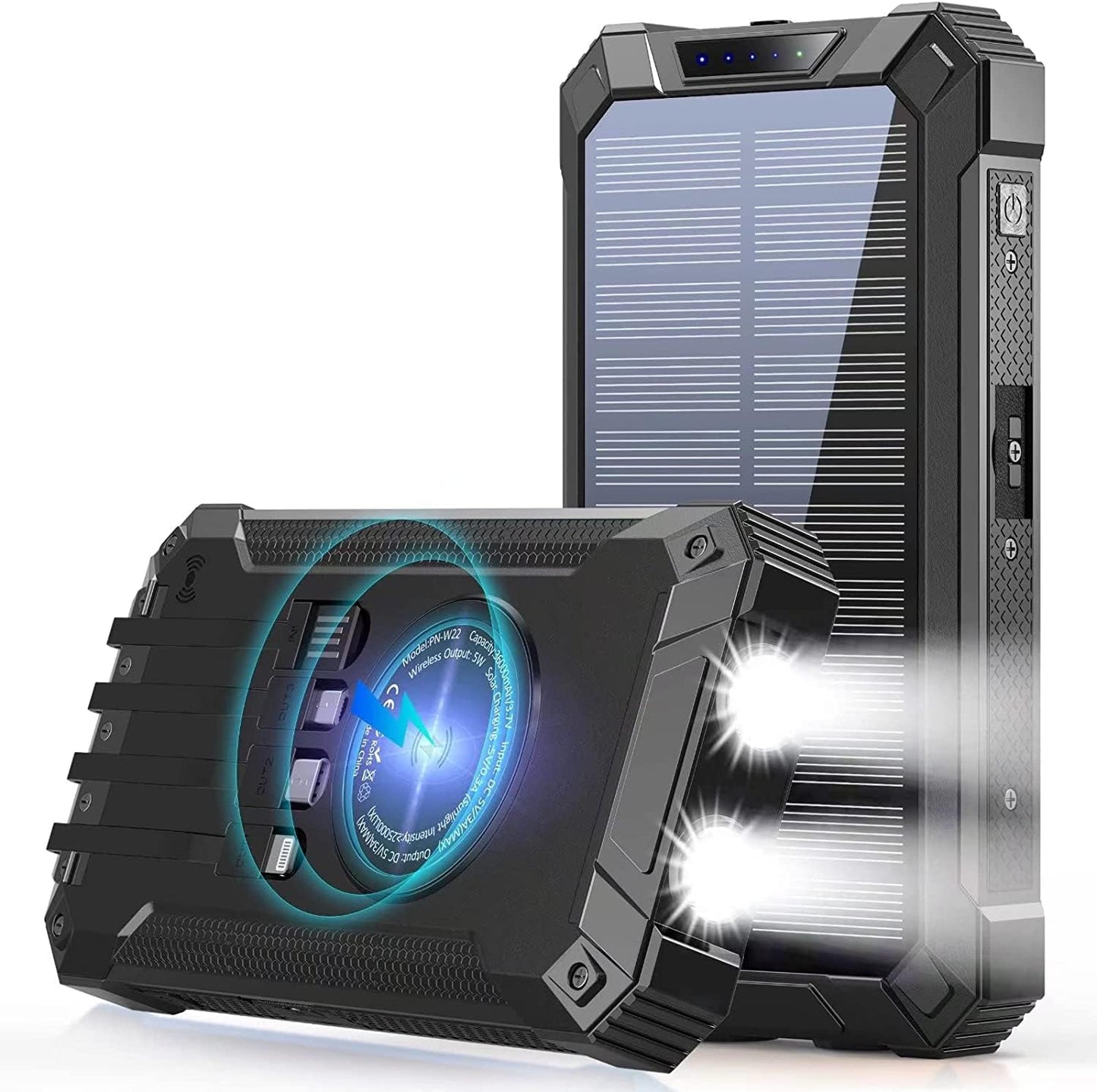 36000mAh Wireless Power Bank, 6 Outputs, Fast Charging