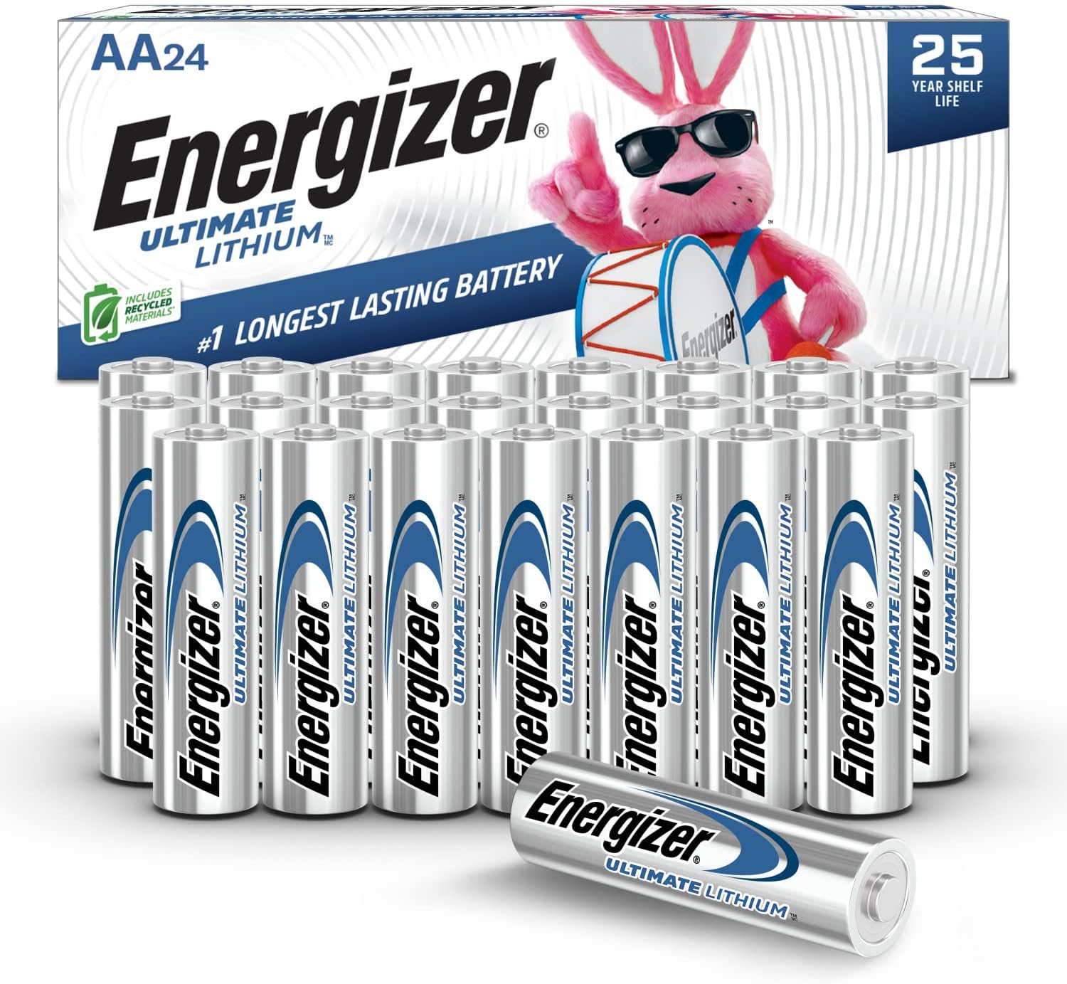 Energizer Ultimate Lithium AA Batteries for Long Lasting Power