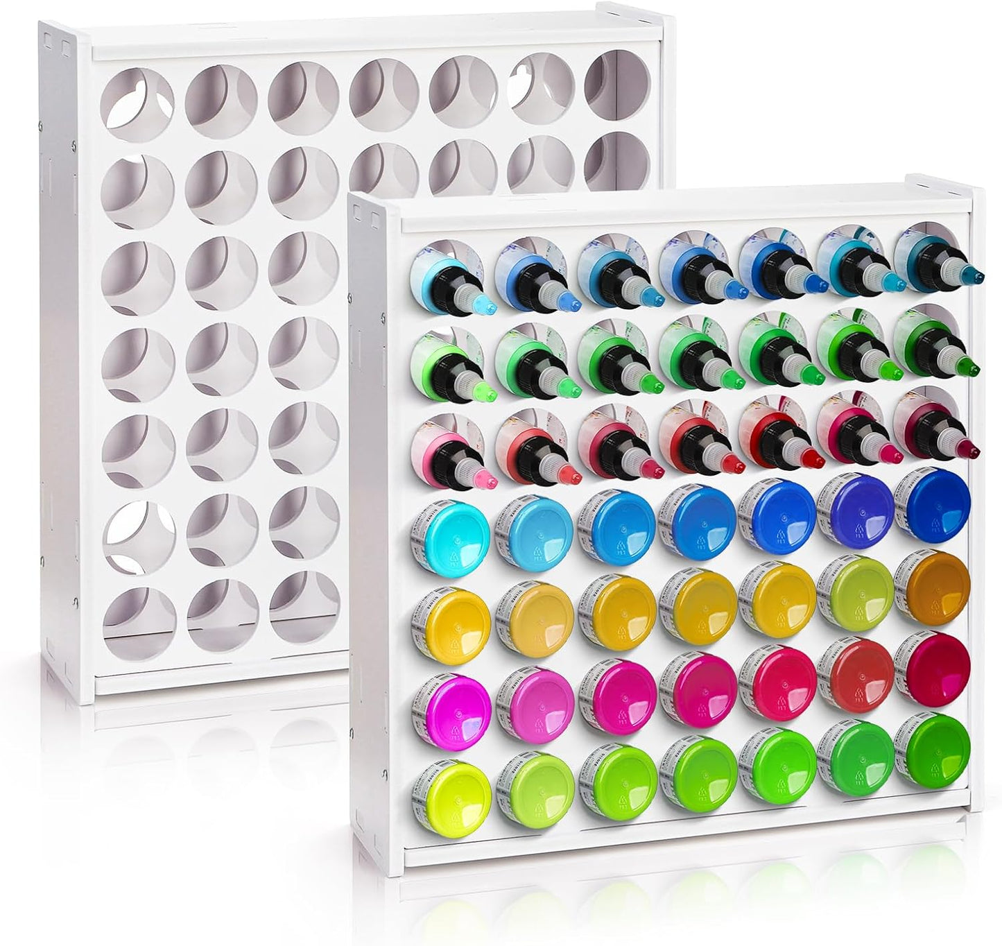 Vertical Miniature Paint Rack - Organize 49 Colors!