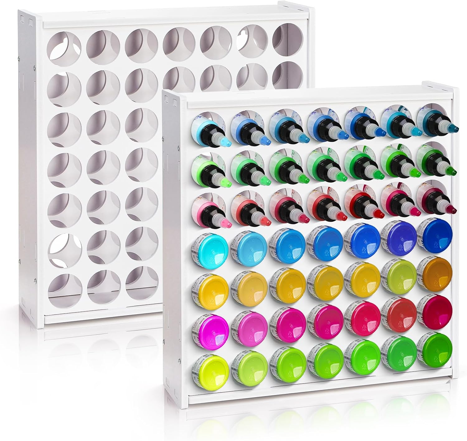 Vertical Miniature Paint Rack - Organize 49 Colors!