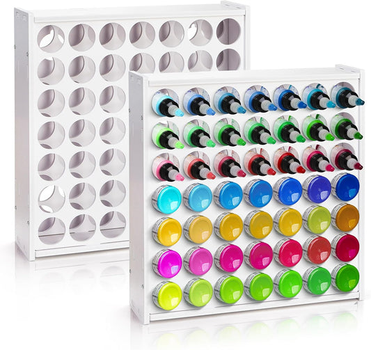 Vertical Miniature Paint Rack - Organize 49 Colors!