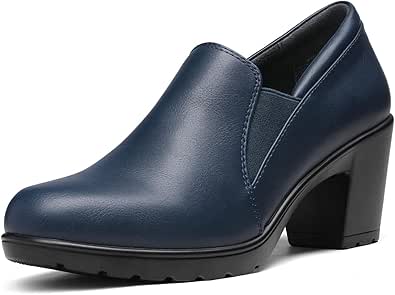 DREAM PAIRS Women's Low Chunky Block Heels for Comfort and Style