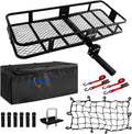 Folding Hitch Mount Cargo Carrier 60in x 21.5in - Heavy Duty Hitch