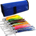 Trolling Lure Set 6 pcs 6.5in with Mesh Bag - Big Game Trolling Kit