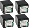 VW-VBN260 Replacement 4-Pack Camera Batteries - 2900mAh High Capacity