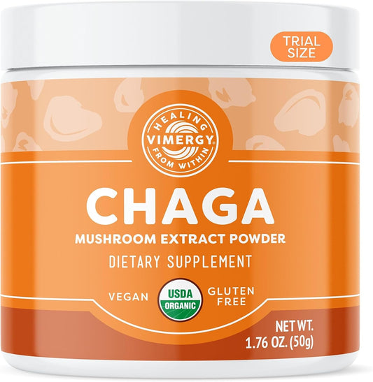 Vimergy Chaga Powder for Cellular Support and Wellness Benefits