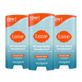 Unscented Whole Body Deodorant Stick - 3-Pack, 72 Hour Odor Control