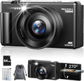 4K Digital Camera for Photography 72MP Autofocus Vlogging Camera
