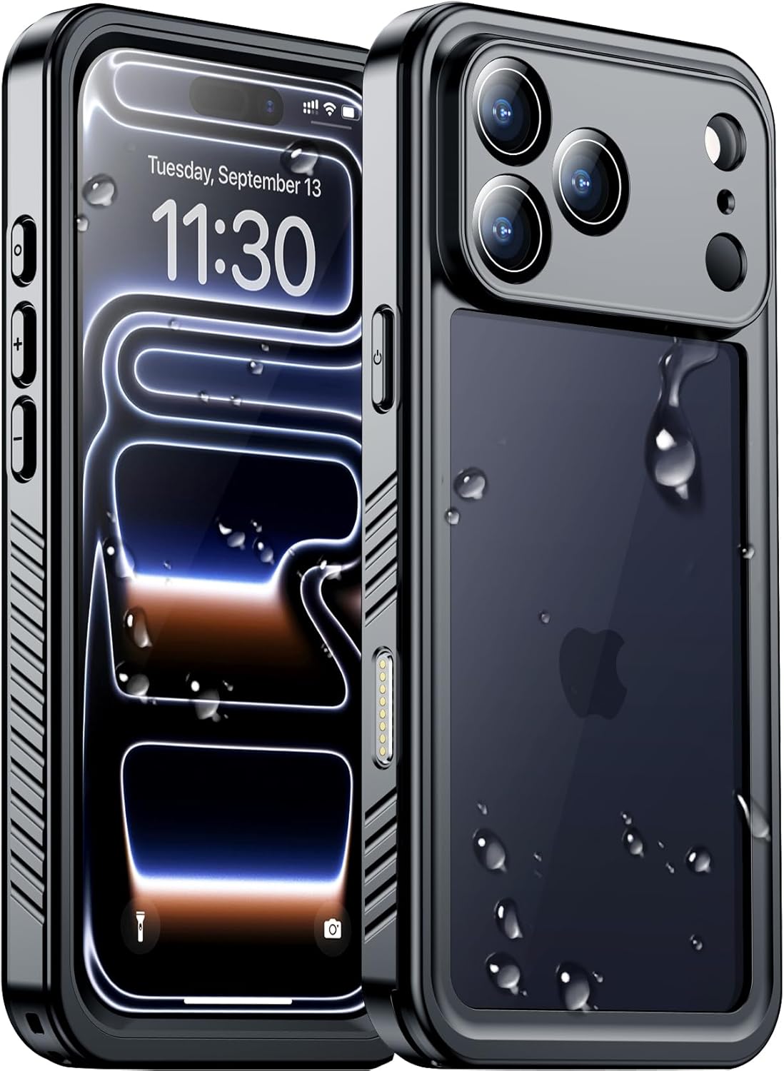 Temdan Waterproof iPhone 17 Pro Case with Full Body Protection