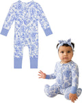 Posh Peanut Convertible Baby Sleepers - Footless Pajamas for Easy One