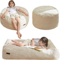 MAXYOYO Bean Bag Chair Bed for Kids - Converts to Floor Mattress