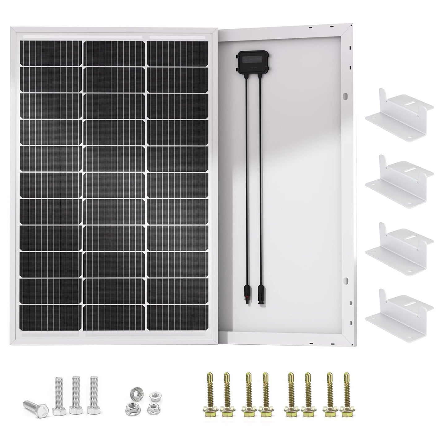 ECO-WORTHY 100 Watts 12 Volts Solar Panel for Off Grid Use