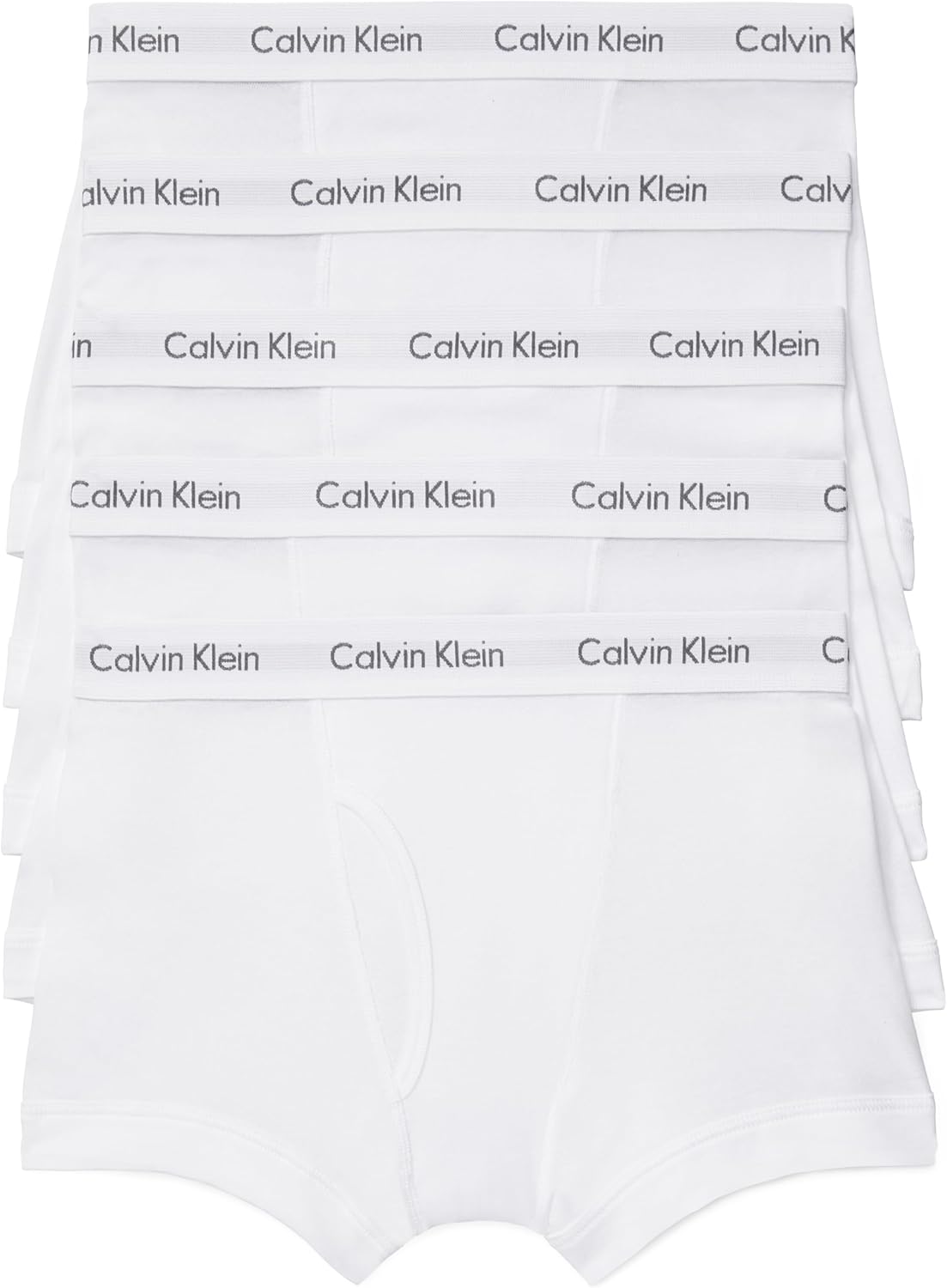 Calvin Klein Men's Cotton Classics 5-Pack Trunk for Comfort
