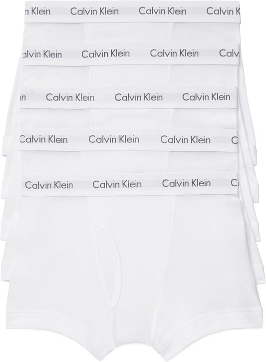 Calvin Klein Men's Cotton Classics 5-Pack Trunk for Comfort