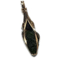 Genuine Moldavite Crystal Pendant - Rare Saffordite Cintamani