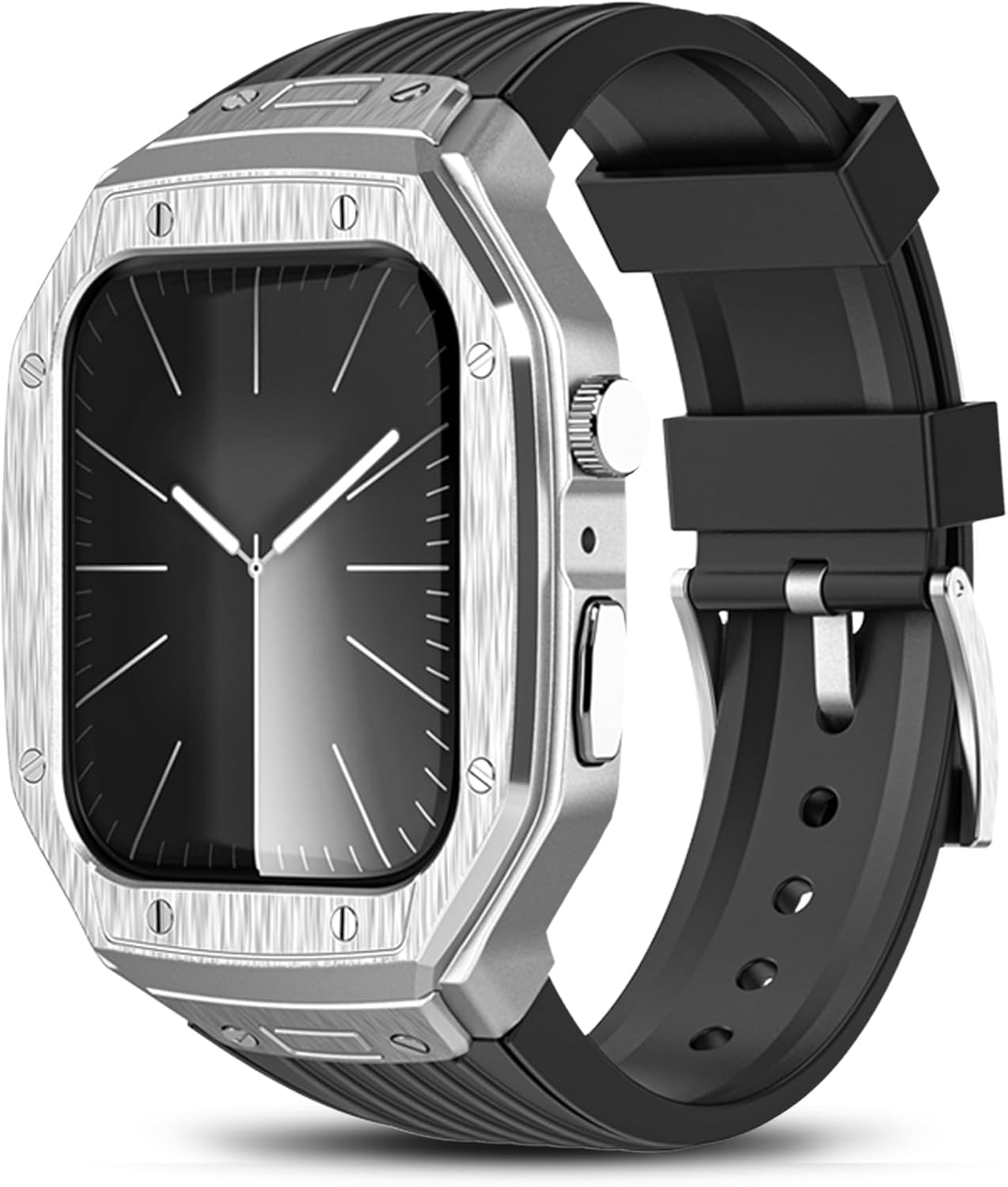 Luxury Watch Band with Case for Apple Watch Series 9/8/7/SE2