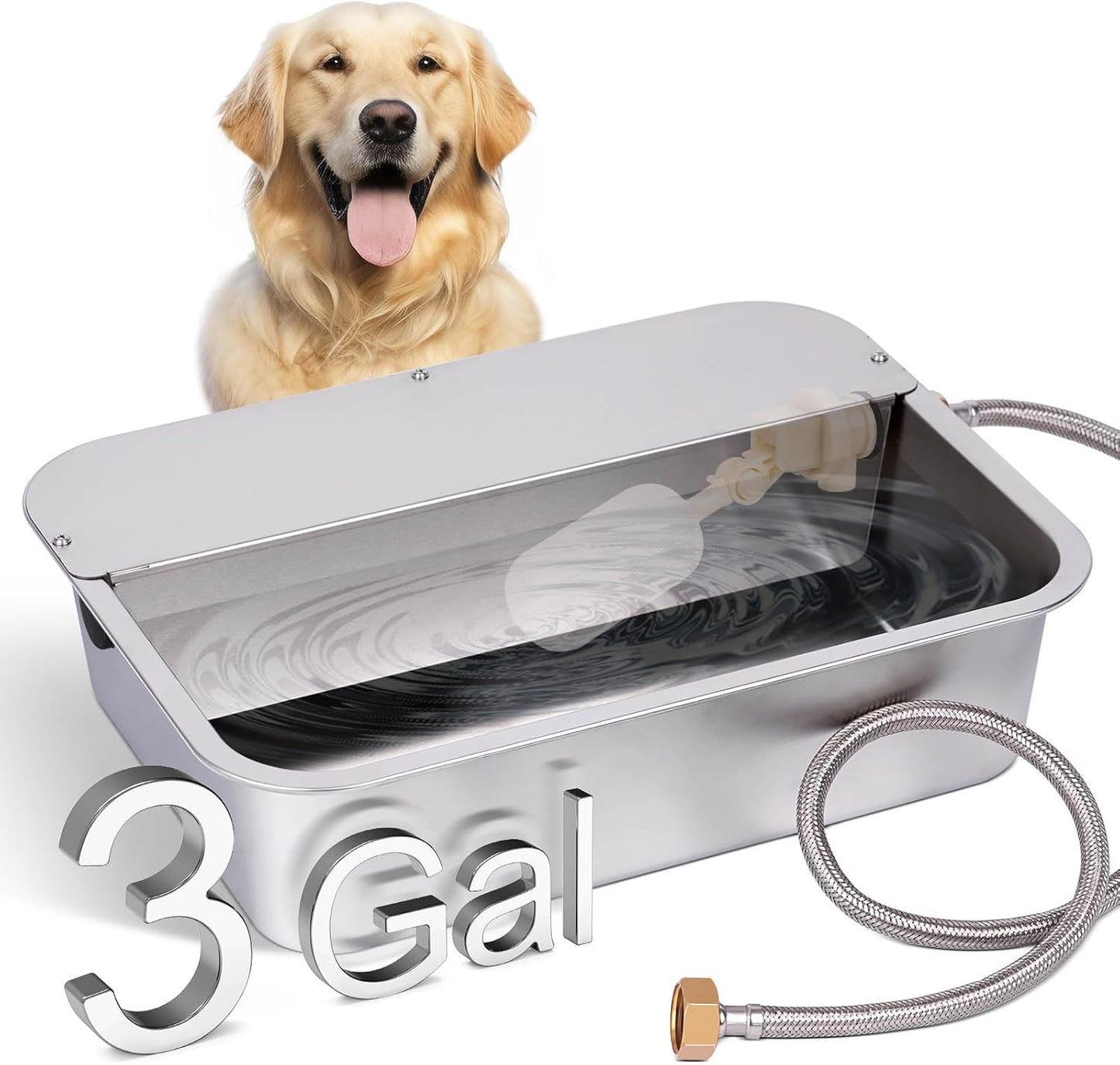 3 Gallon Automatic Dog Water Dispenser for Large Dogs and Cats
