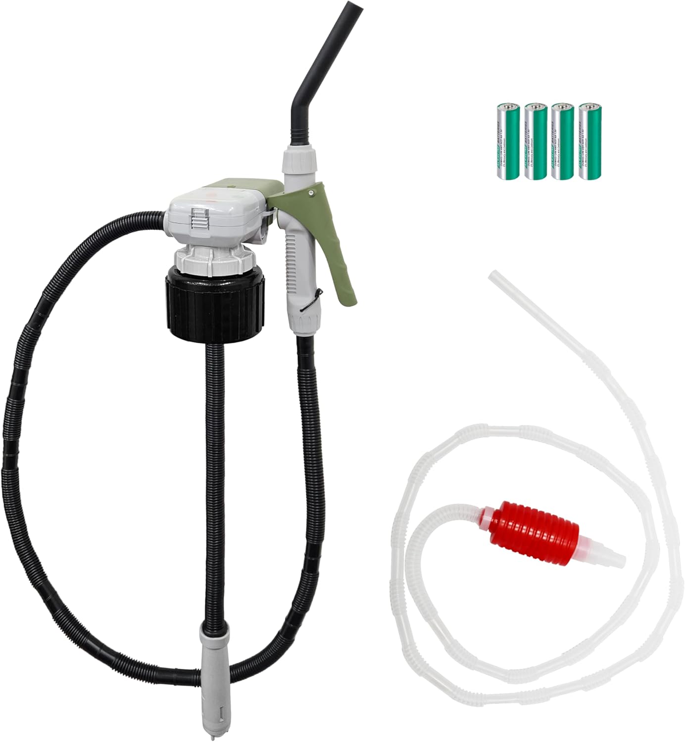 LITE DELIGHT Transfer Pump for Fuel, Water & More - 2.4 GPM