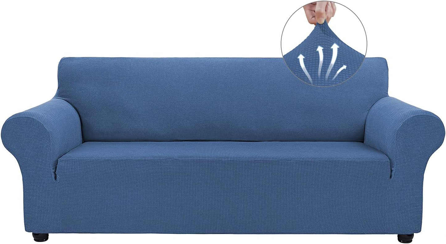 Asnomy Couch Covers for 3 Cushion Sofa - Pet Protector Slipcovers