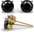 Moissanite Earrings for Women - D Color VVS1 Round Cut Studs Bowisheet