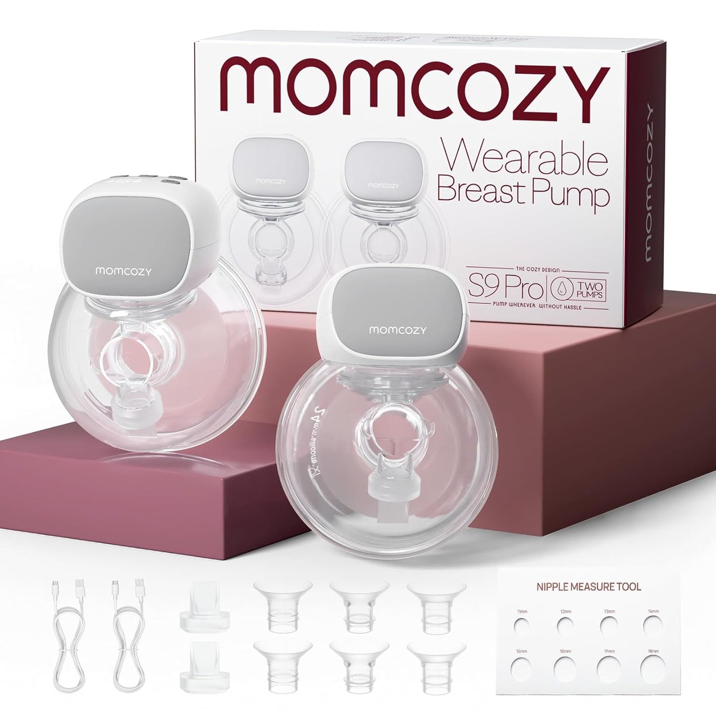 Momcozy S9 Pro Wearable Breast Pump with Extended Battery Life