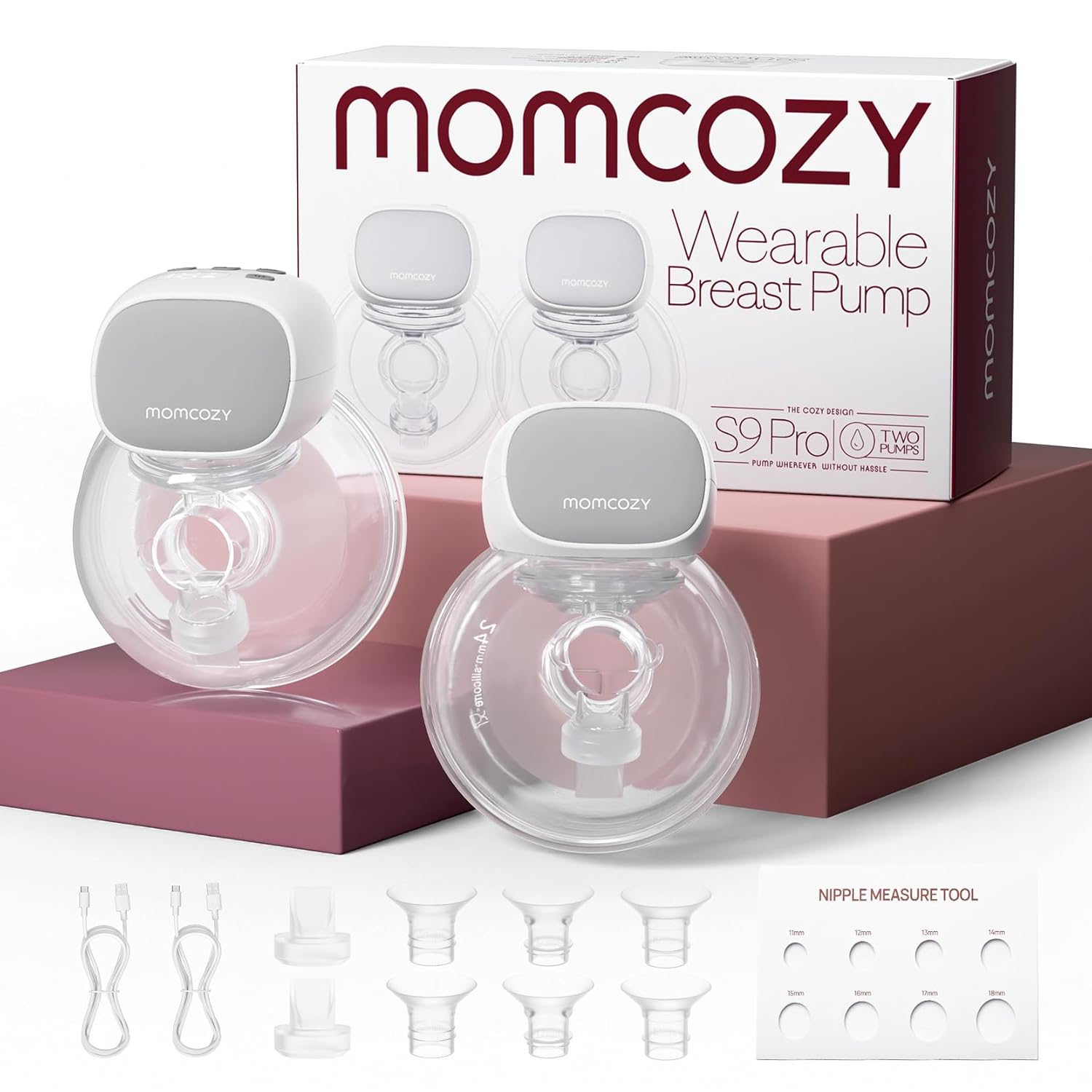 Momcozy S9 Pro Wearable Breast Pump with Extended Battery Life