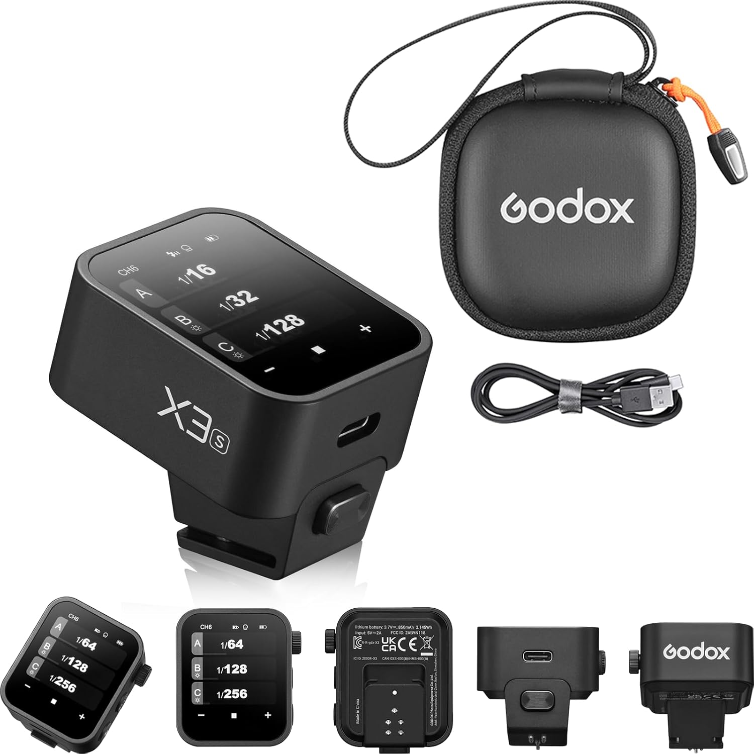 Godox X3 X3S Flash Trigger for Sony with Touchscreen Control