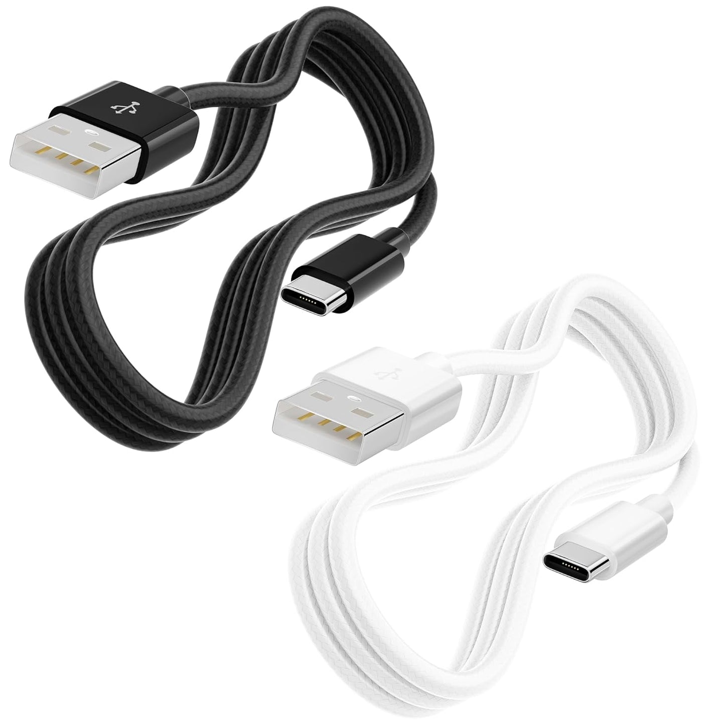 Adoreen 2-Pack Colorful Fast Charging Cables: 30W Power Delivery
