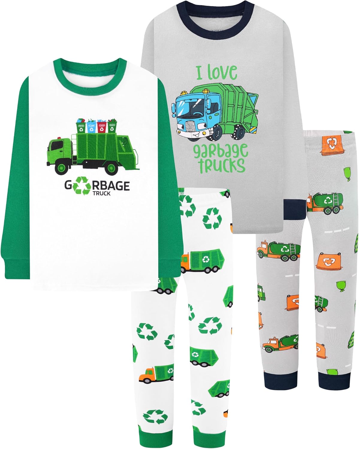 DAUGHTER QUEEN Boys Long Sleeve Pajamas for Comfort
