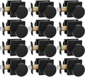 Privacy Black Interior Door Knobs Matte Black 12 Pack - Heavy Duty