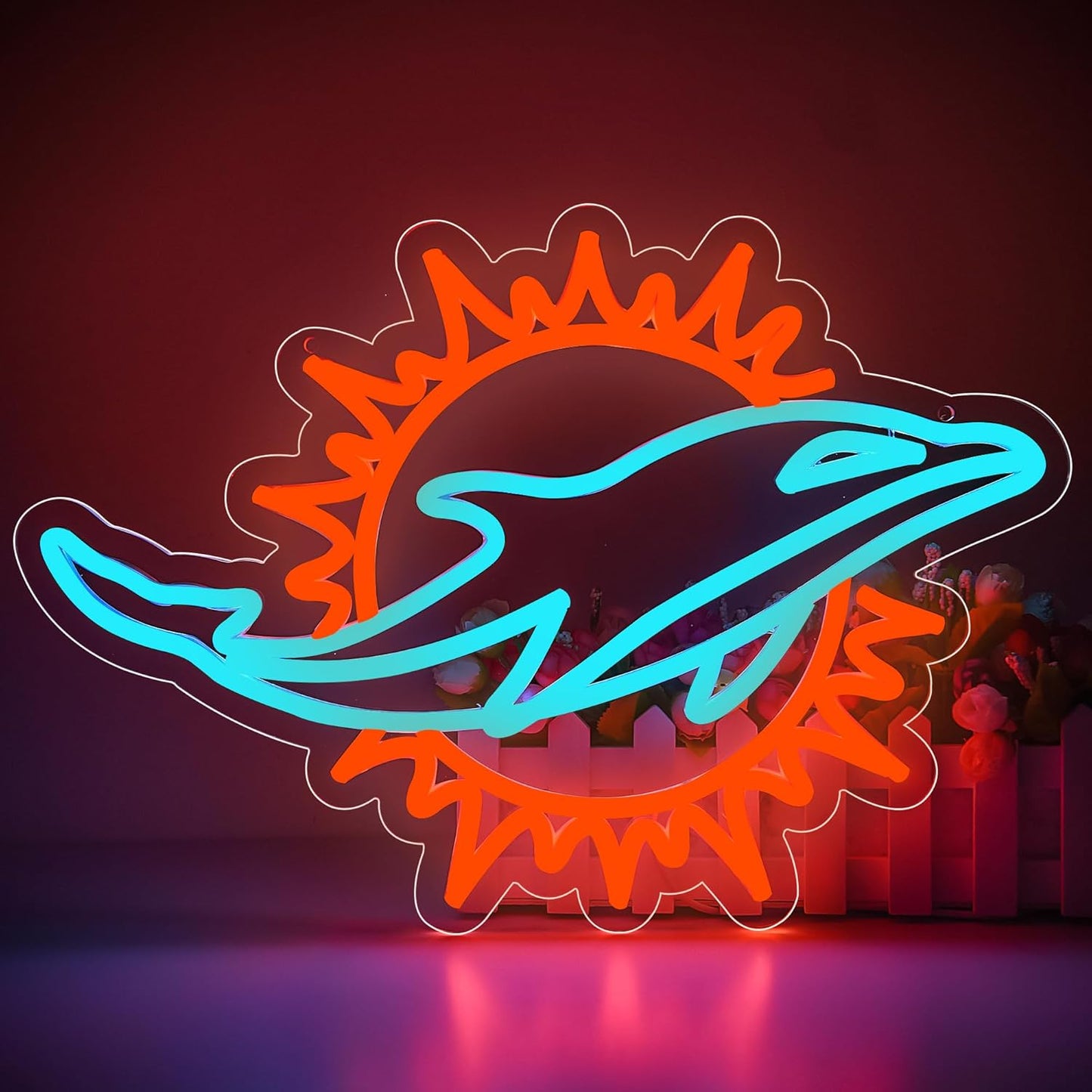 Football Neon Sign for Wall Decor - Perfect for Man Cave