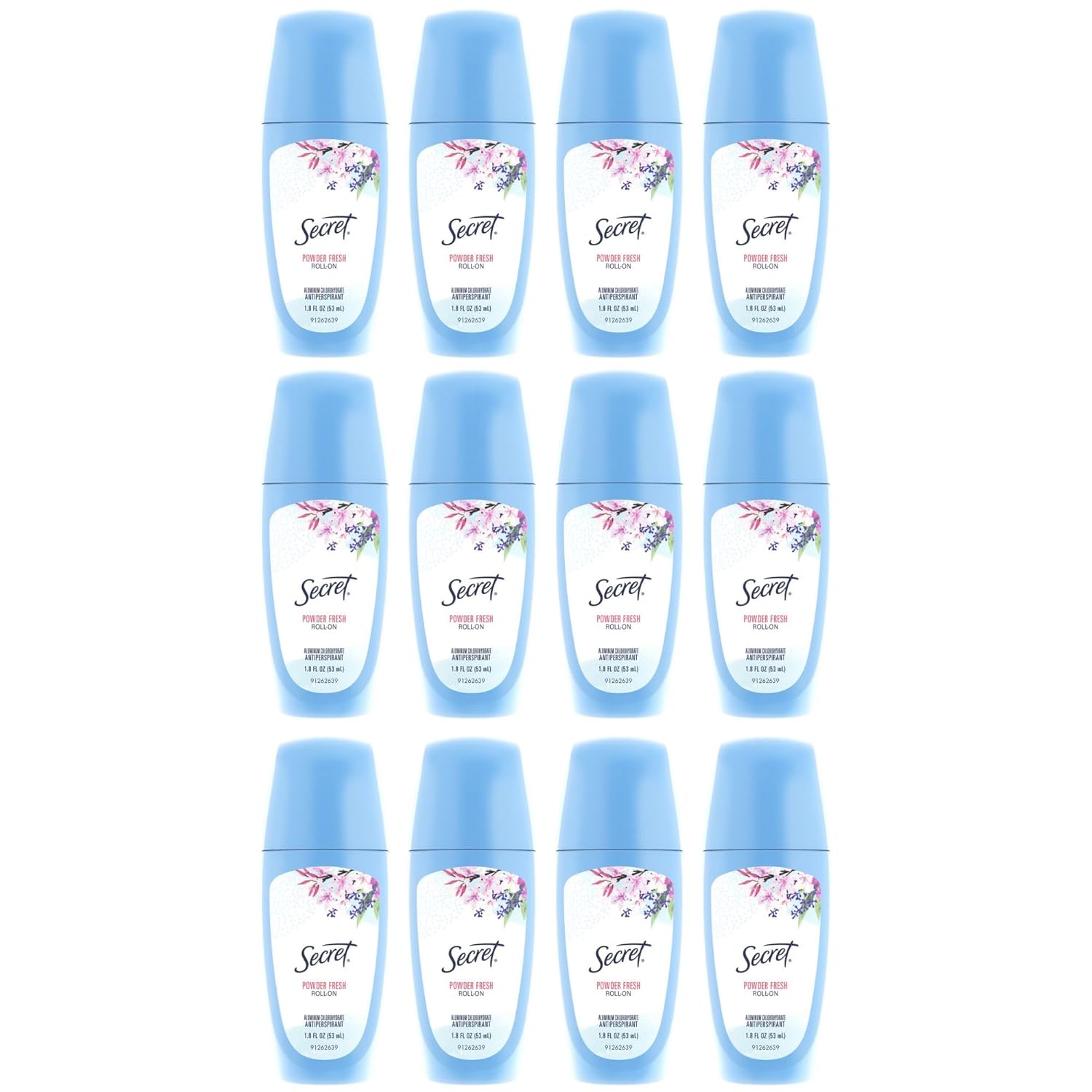 Secret Roll-On Antiperspirant for Women with 24hr Protection
