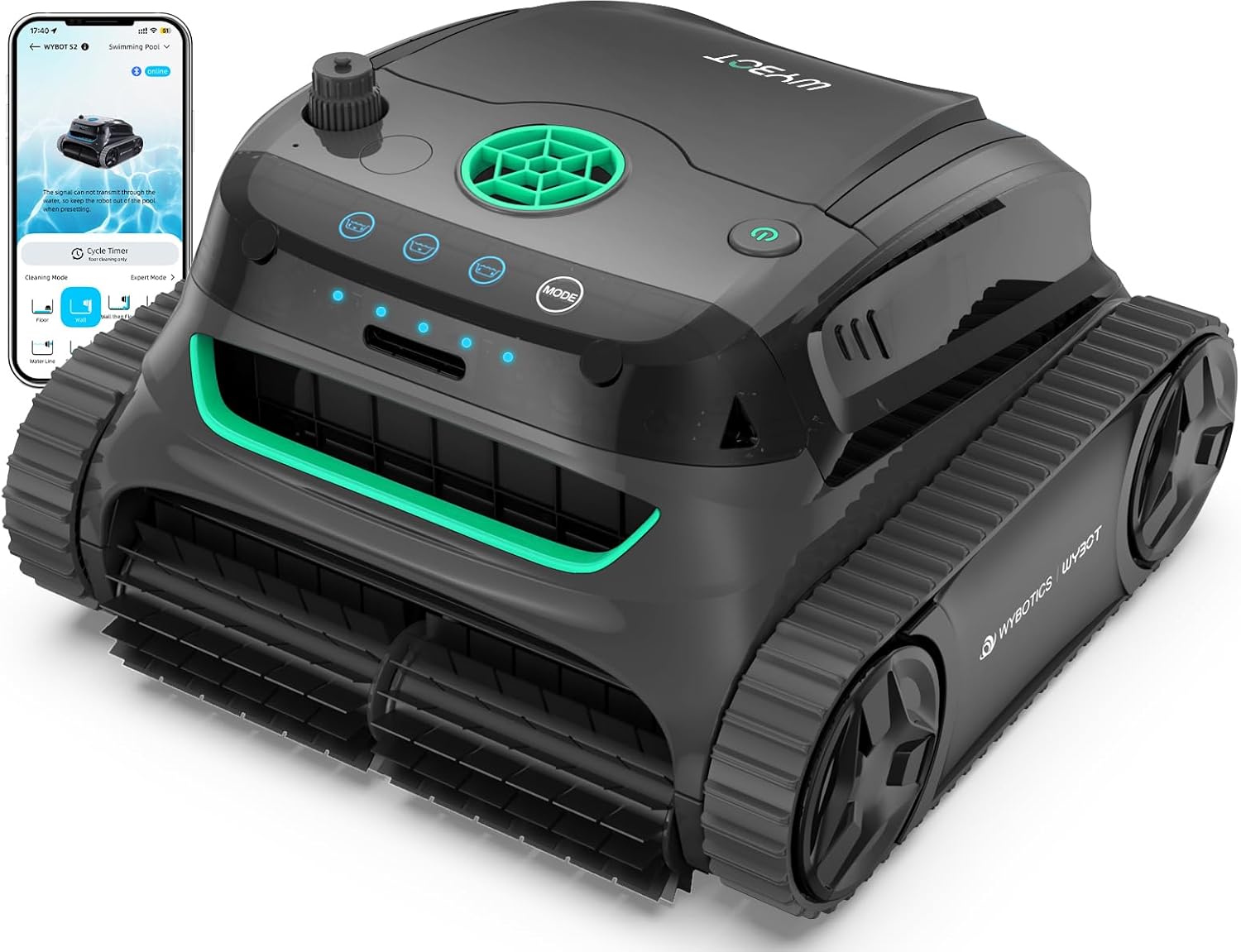 WYBOT S2 Cordless Pool Vacuum: Intelligent Cleaning for Pools