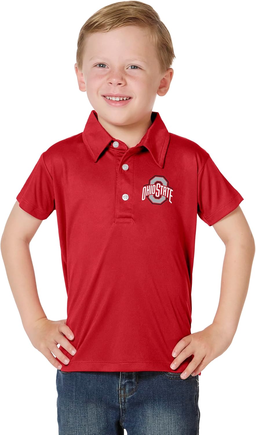 Little King NCAA Toddler Boys Polo Shirt for Young Fans