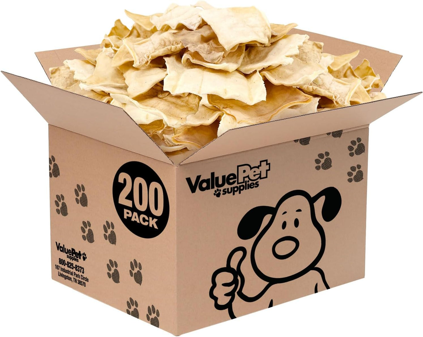 ValueBull USA Rawhide Chips for Dogs - Natural Chew Treats