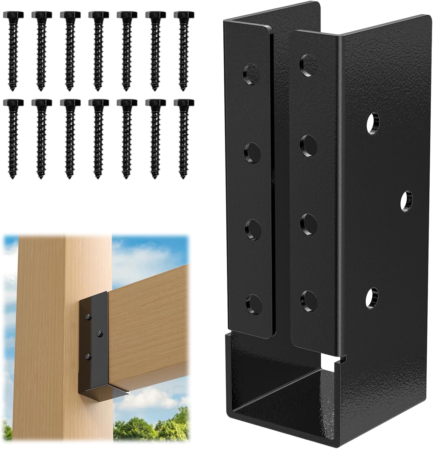 Concealed Joist Hanger 6 Pack for 2x6 Outdoor Projects